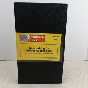Kalmbach Video Airbrushing For Model Railroads‎ VHS Tape Trains